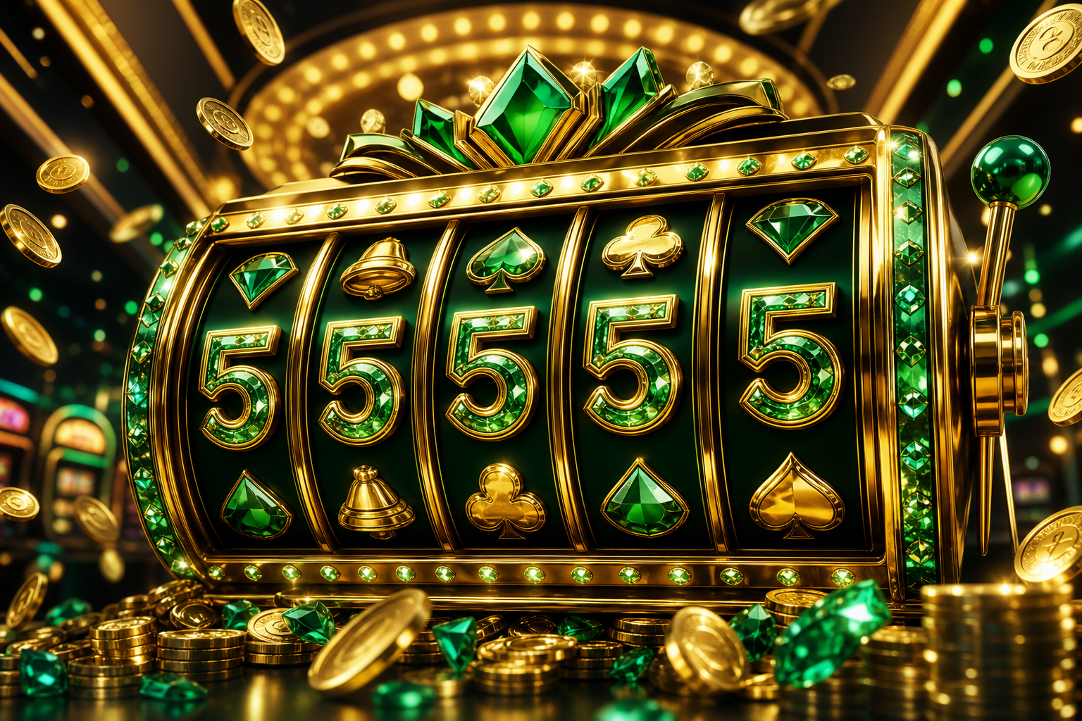 Lucky555 slot games visual